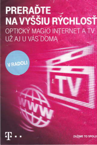 Telekom leták 2019 pre Radoľu